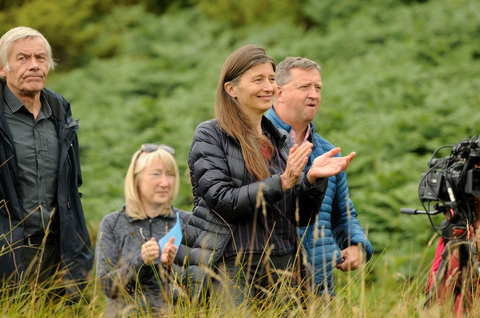 Site where Dundreggan Rewilding Centre is to be built: Audience photo.Picture: James Mackenzie.