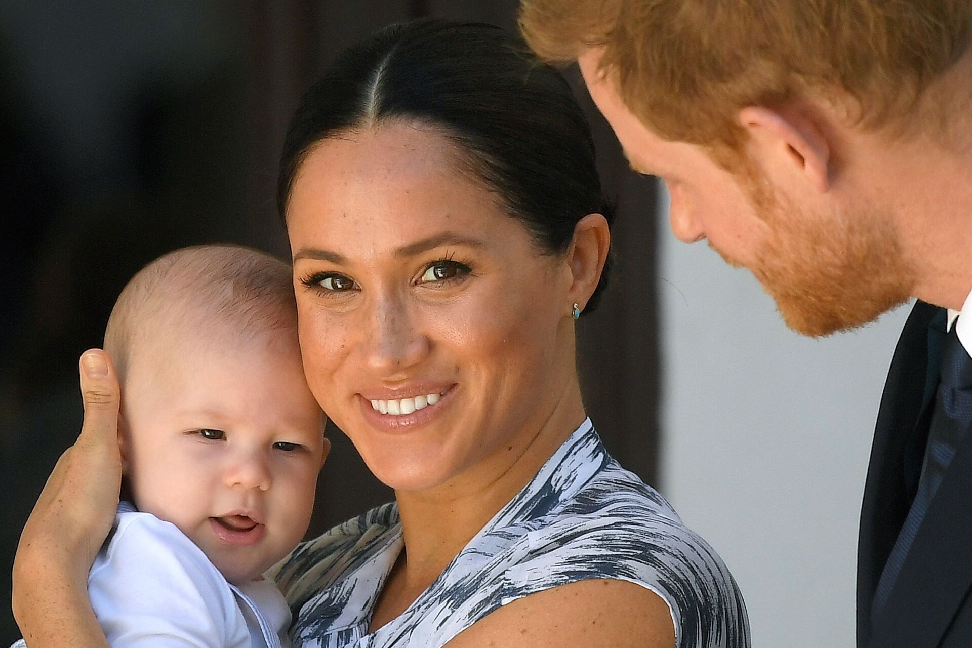 The couple’s son Archie is three (Toby Melville/PA)