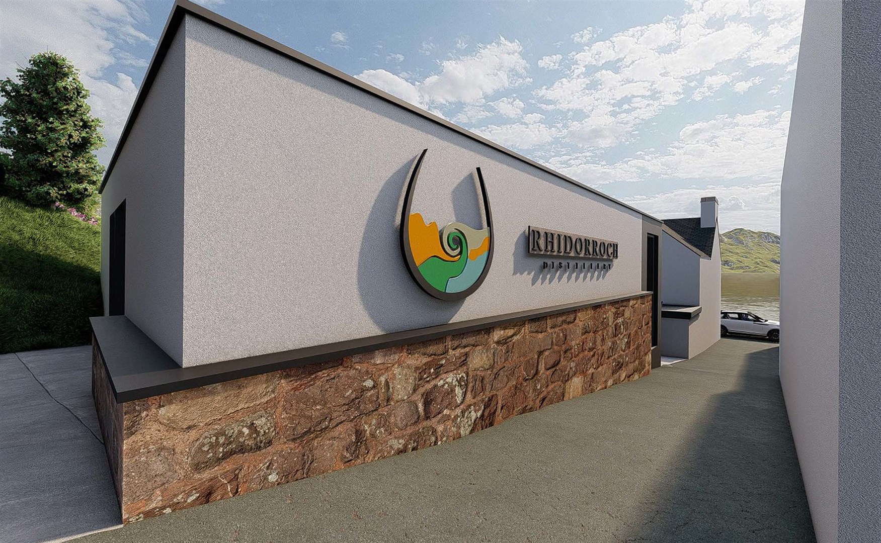 The new distillery planned for Ullapool. Images: Highland Council ePlanning