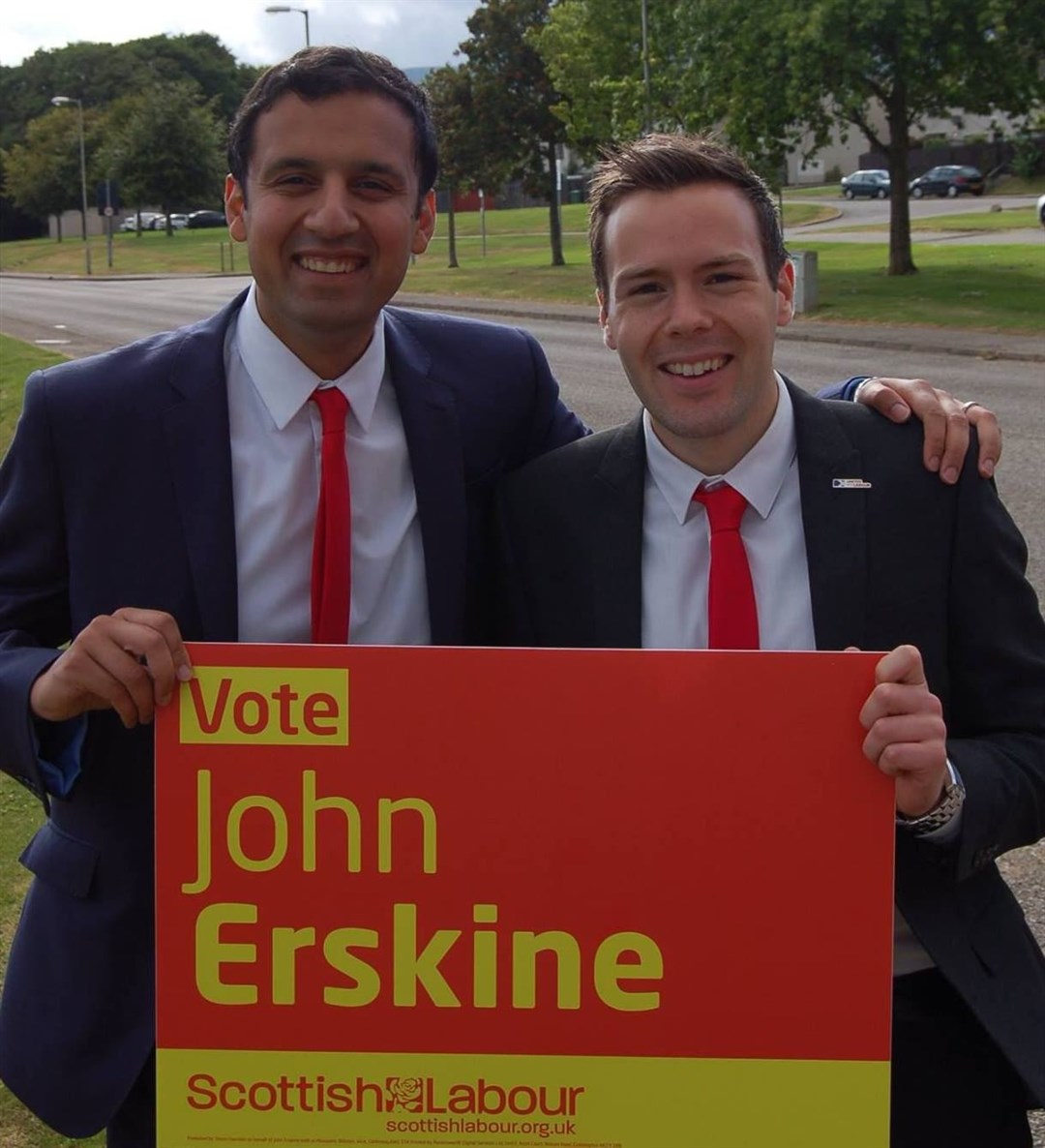 New Scottish Labour Party Leader Anas Sarwar and Skye Skye, Lochaber and Badenoch candidate John Erskine on the election trail.