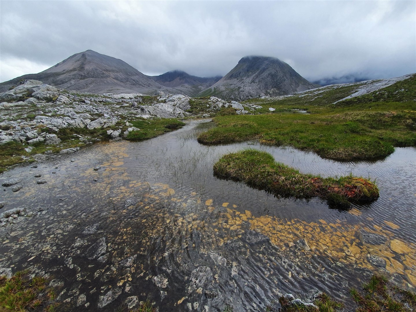 Second place went ti Rachel Drummond's Pony Path pools on Beinn Eighe.