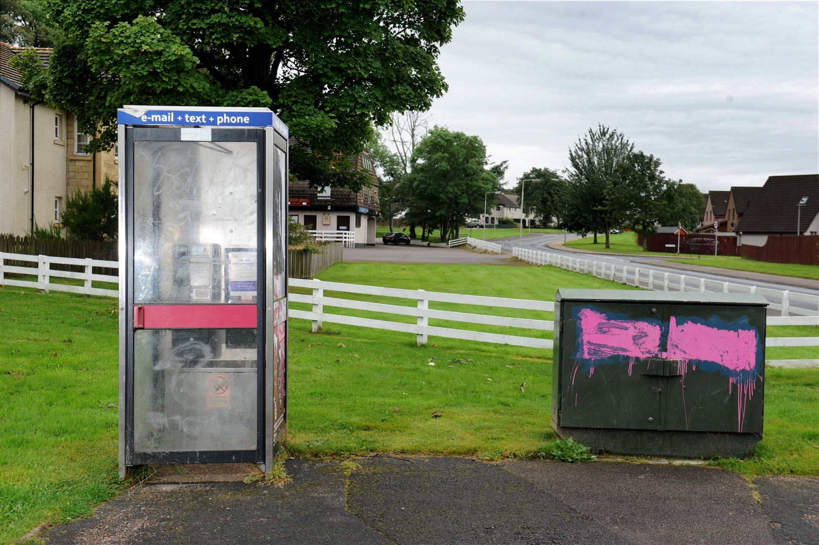 The payphone in Smithton was earmarked for removal.