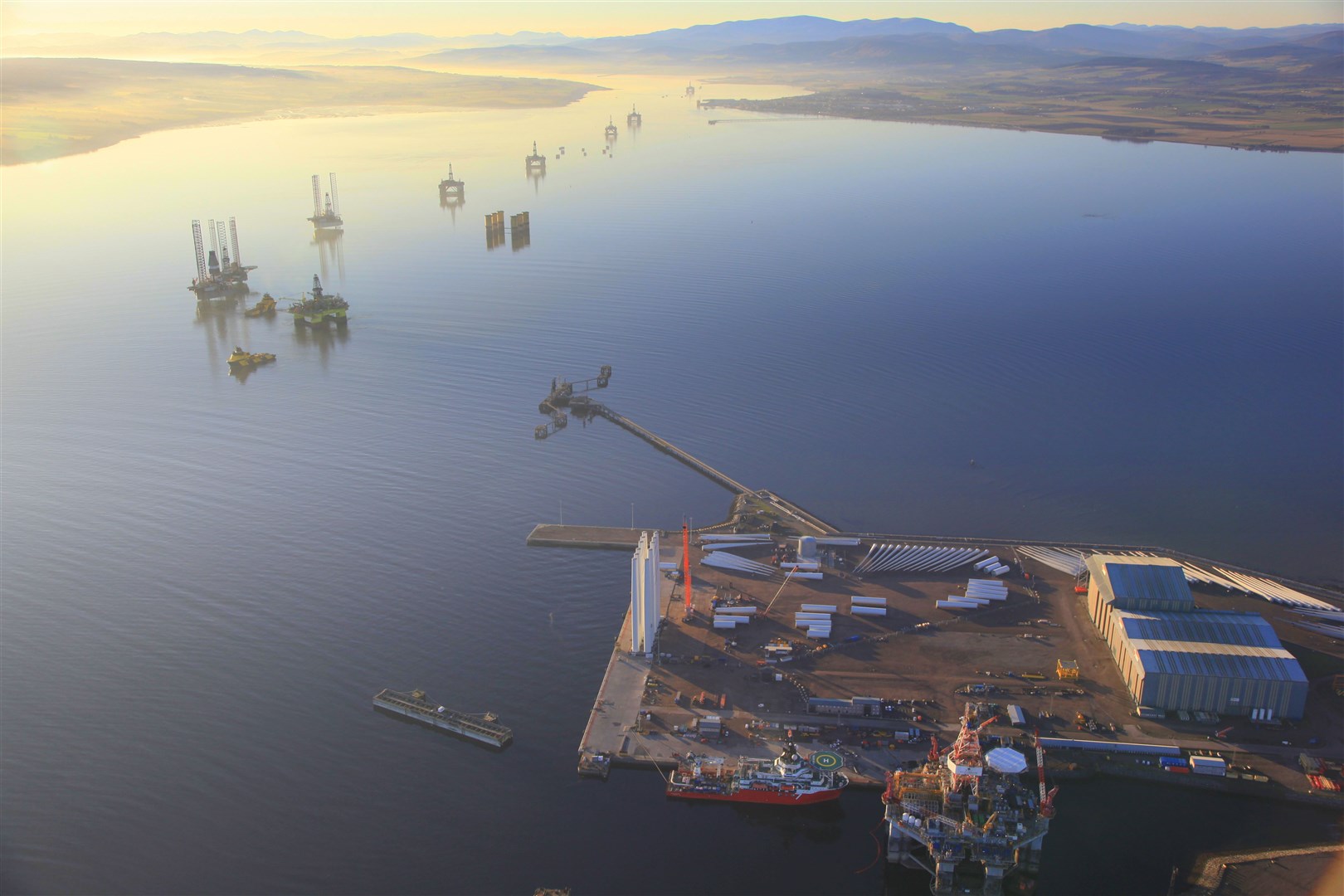 The Global Energy Group has a major interest in the Cromarty Firth.