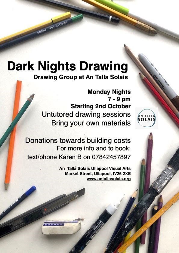 An Talla Solais Dark Nights Drawing class.