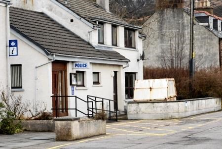 Cllr Geroge Farlow has raised concerns about manning at police stations including Ullapool (pictured),
