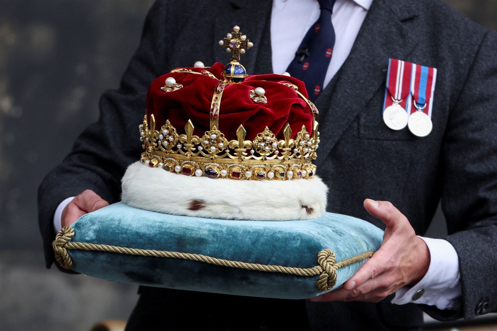 The Crown, which forms part of the Honours of Scotland (Phil Nobel/PA)