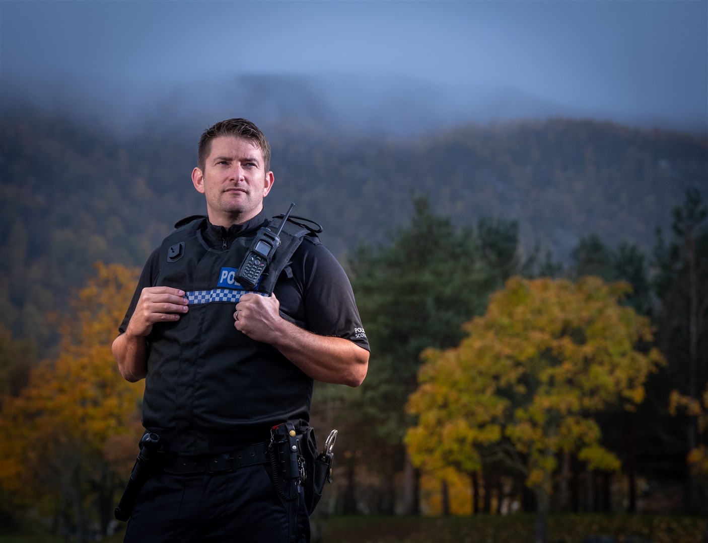 Inverness police officer Paul Phillips has been nominated for a bravery award. Picture: Sandy Young/scottishphotographer.com