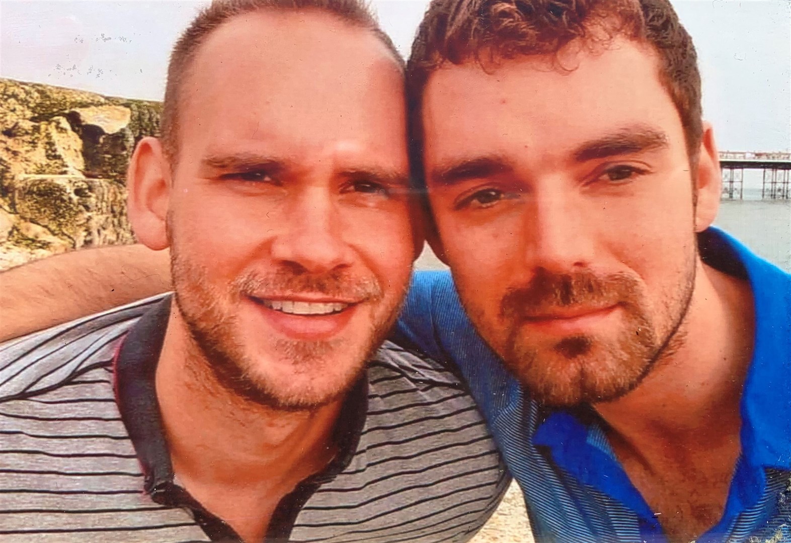 Simon Midgley (right) and Richard Dyson who were killed in a fire at Cameron House in 2017 (Family/PA)