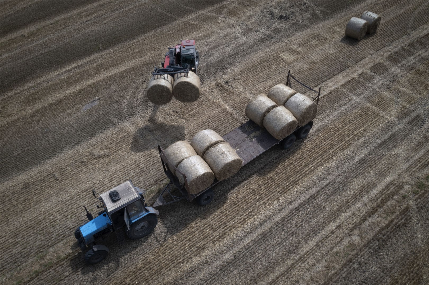 The Black Sea Grain Initiative led to 33 million tonnes of grain and food exports leaving Ukraine (Efrem Lukatsky/AP)