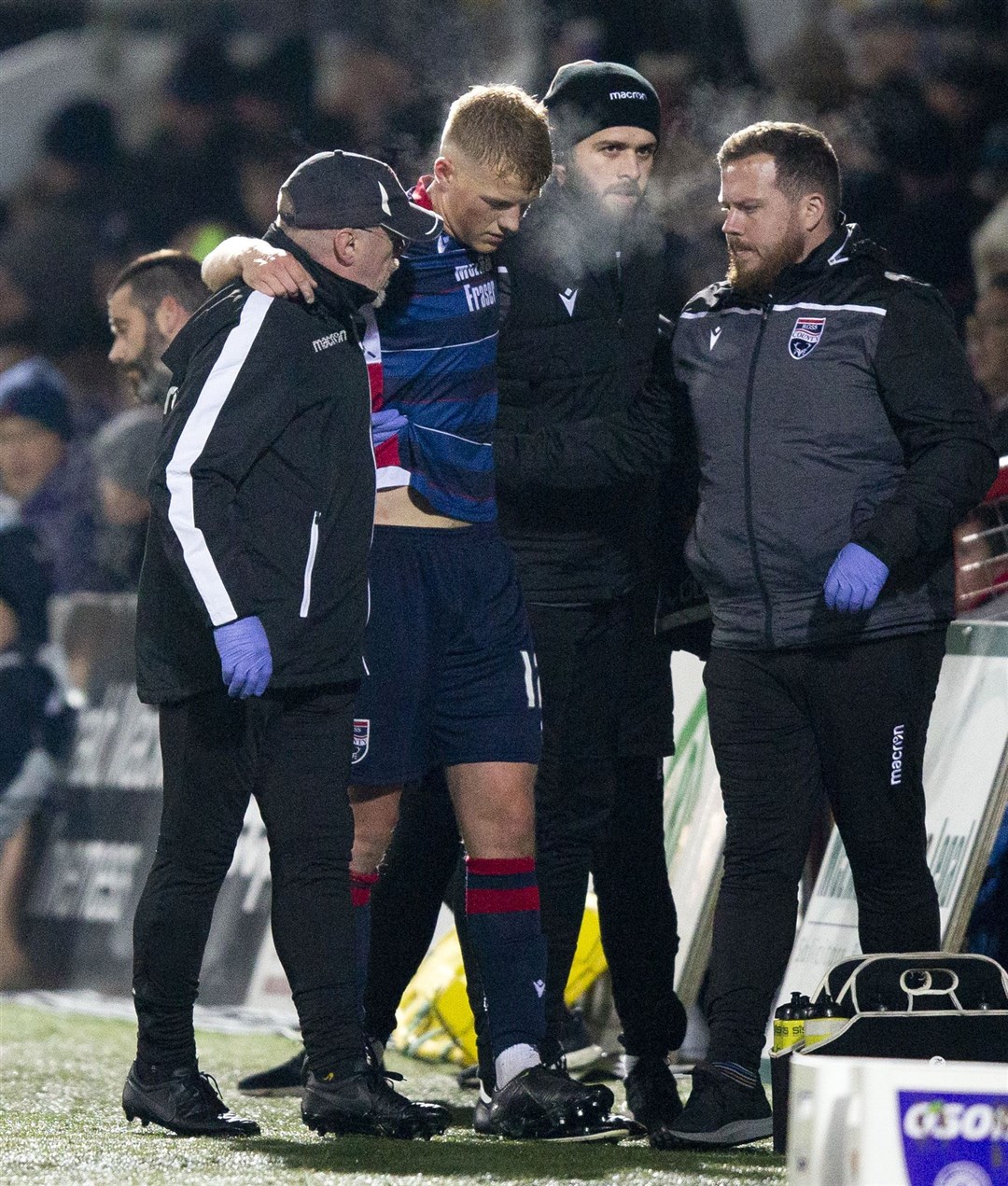 Tom Grivosti has barely featured for Ross County since going off injured against Rangers in October 2019. Picture: Ken Macpherson
