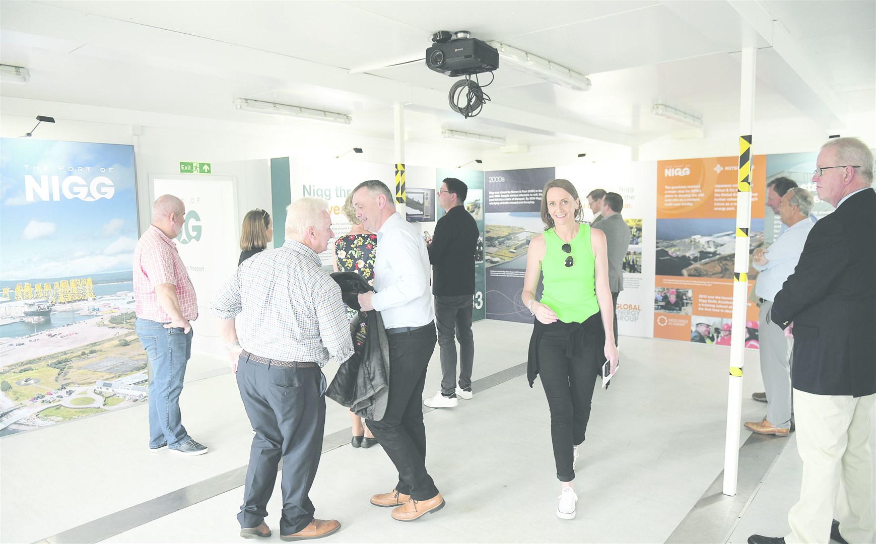 Visitors at the open day could learn more about the site.