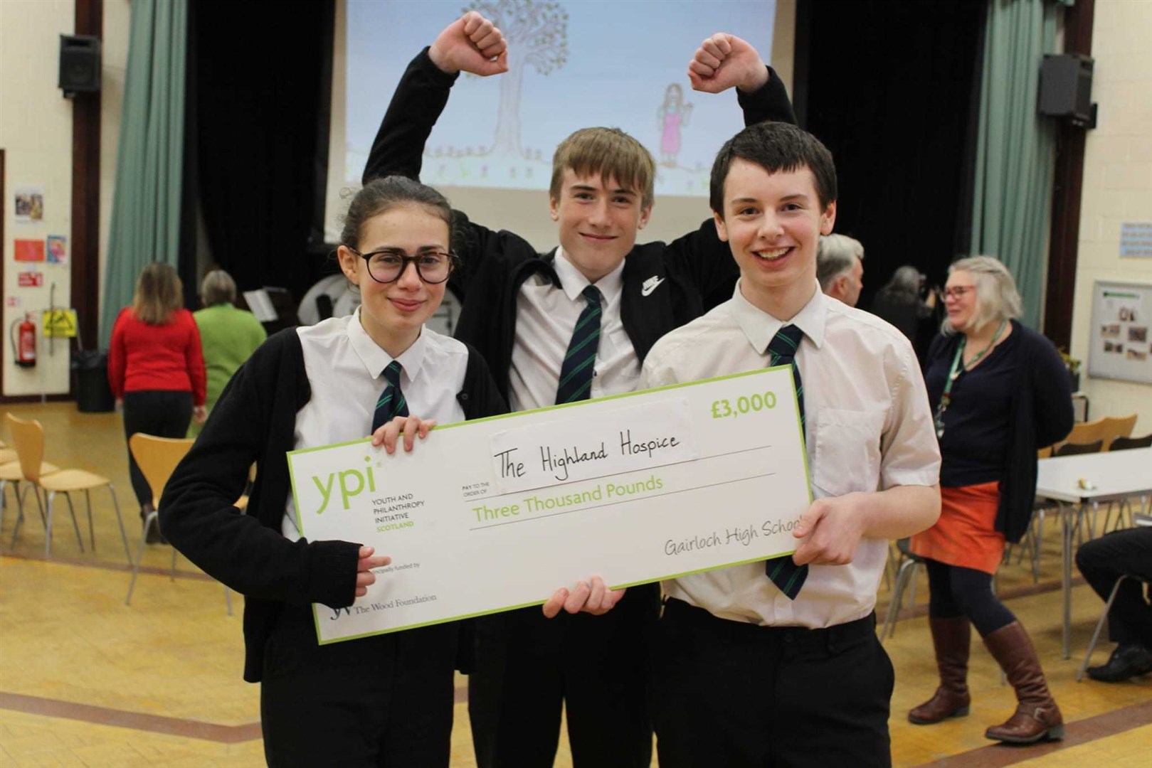 The YPI winning group.
