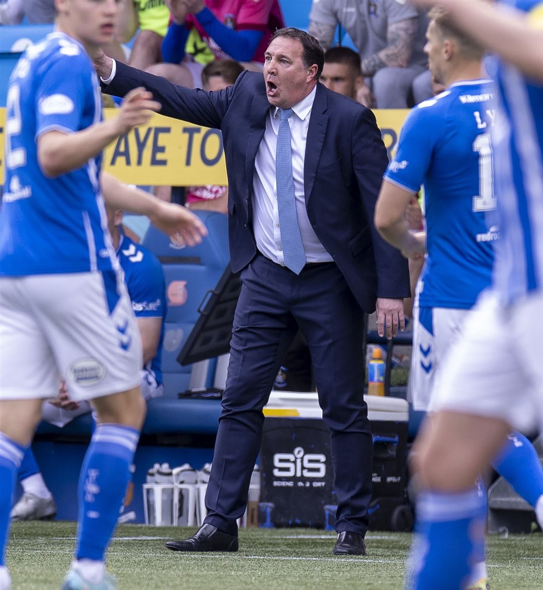 Ross County manager Malky Mackay during Ross County's costly defeat at Kilmarnock.