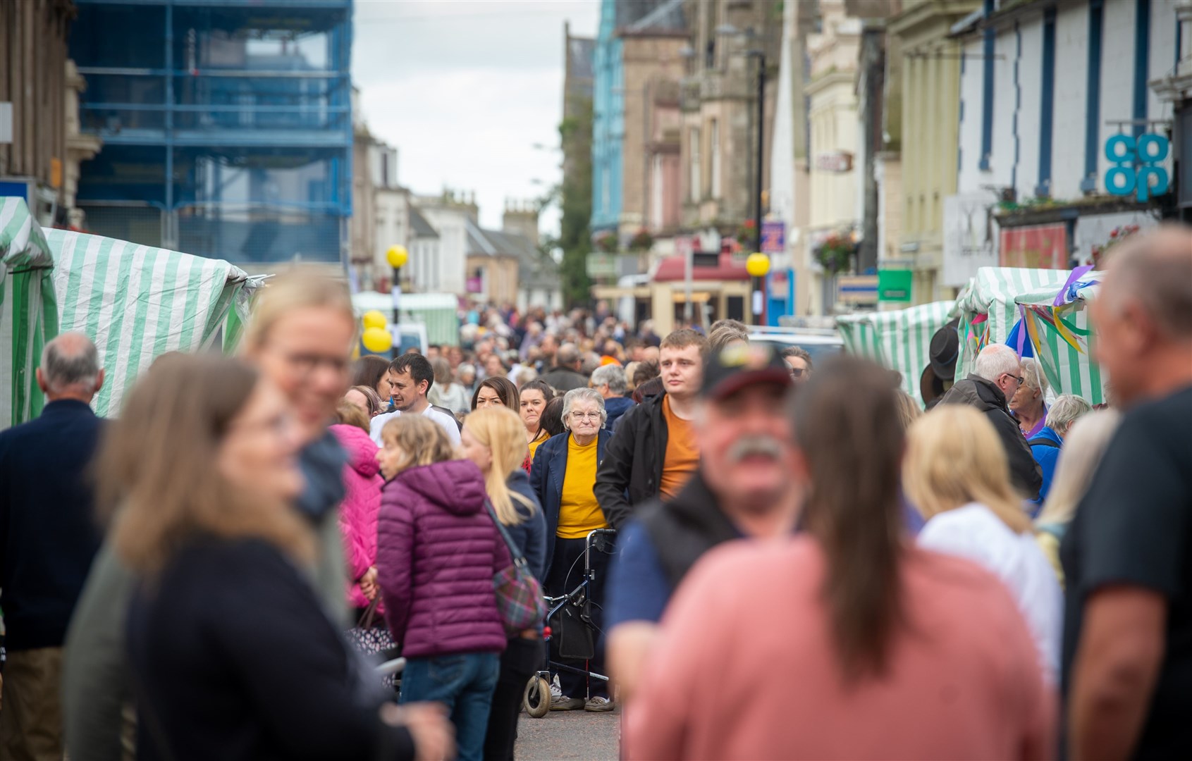 Shoppers and traders enjoyed Nairn Market last summer.
