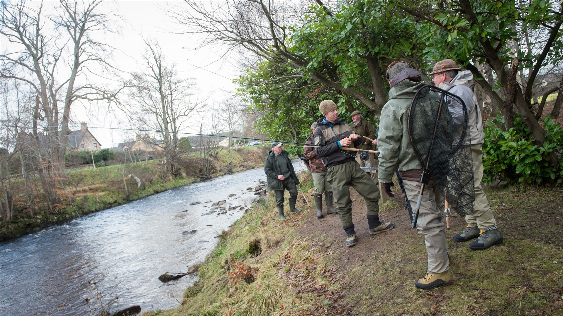 The opening of the Alness River by Alness Angling Club. ....Picture: Callum Mackay. Image No. 032498.
