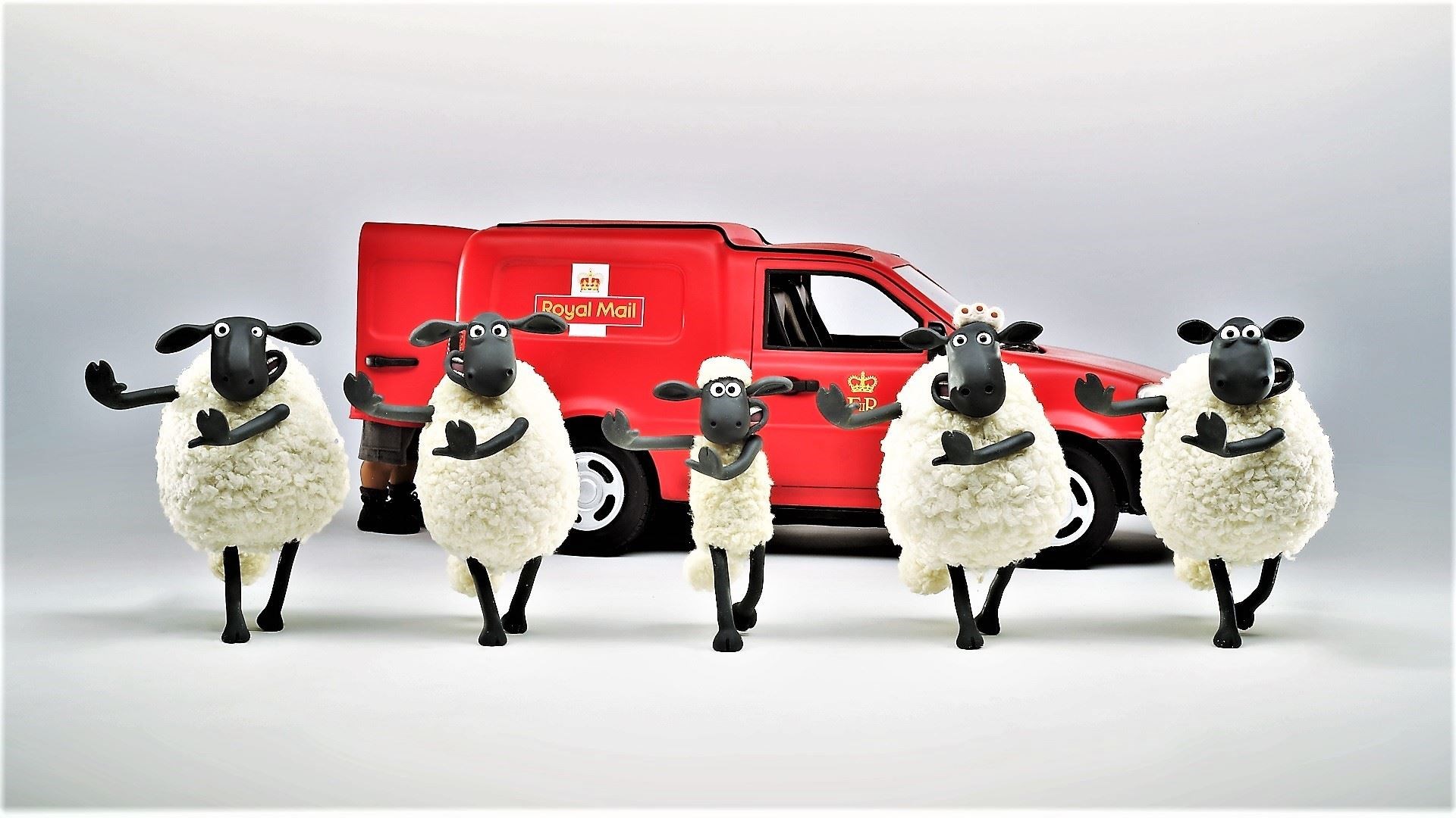 Shaun the sheep video can be seen via the Royal Mail app.