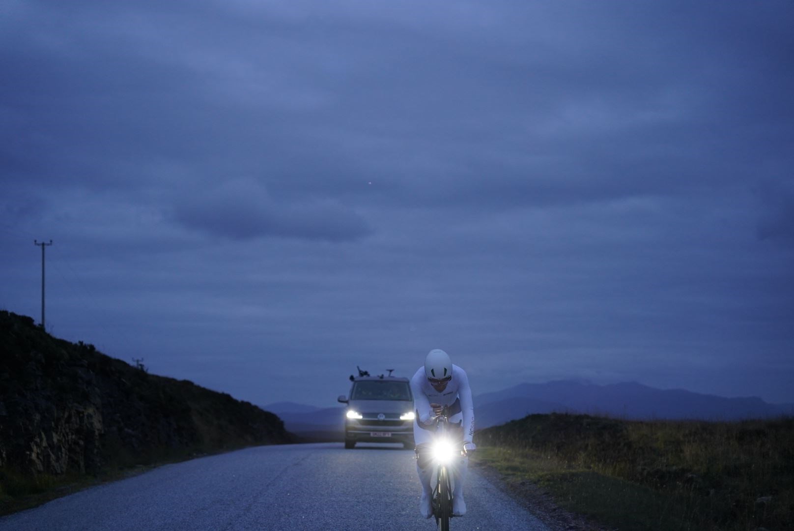 Mark Beaumont is being accompanied by a film crew who are making a documentary for GC+. Picture: Markus Stitz