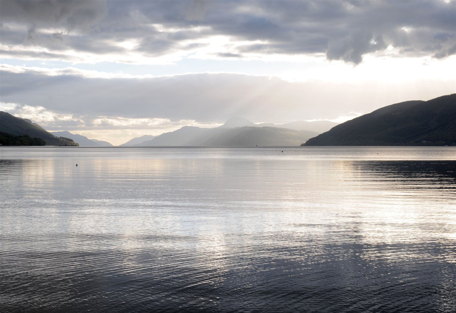 An unidentified movement on Loch Ness has been reported by visitors to the area.