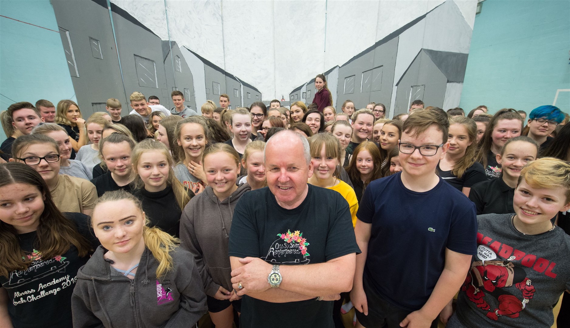 Gordon Robertson who masterminded the Alness Rock Challenge effort is standing down after eight years of blood, sweat and tears. Picture: Callum Mackay.