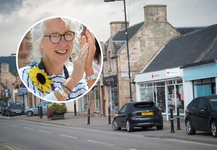 Retail manager Susan Cooper is delighted Highland Hospice's long-connection with Alness will continue in a new, more spacious store.