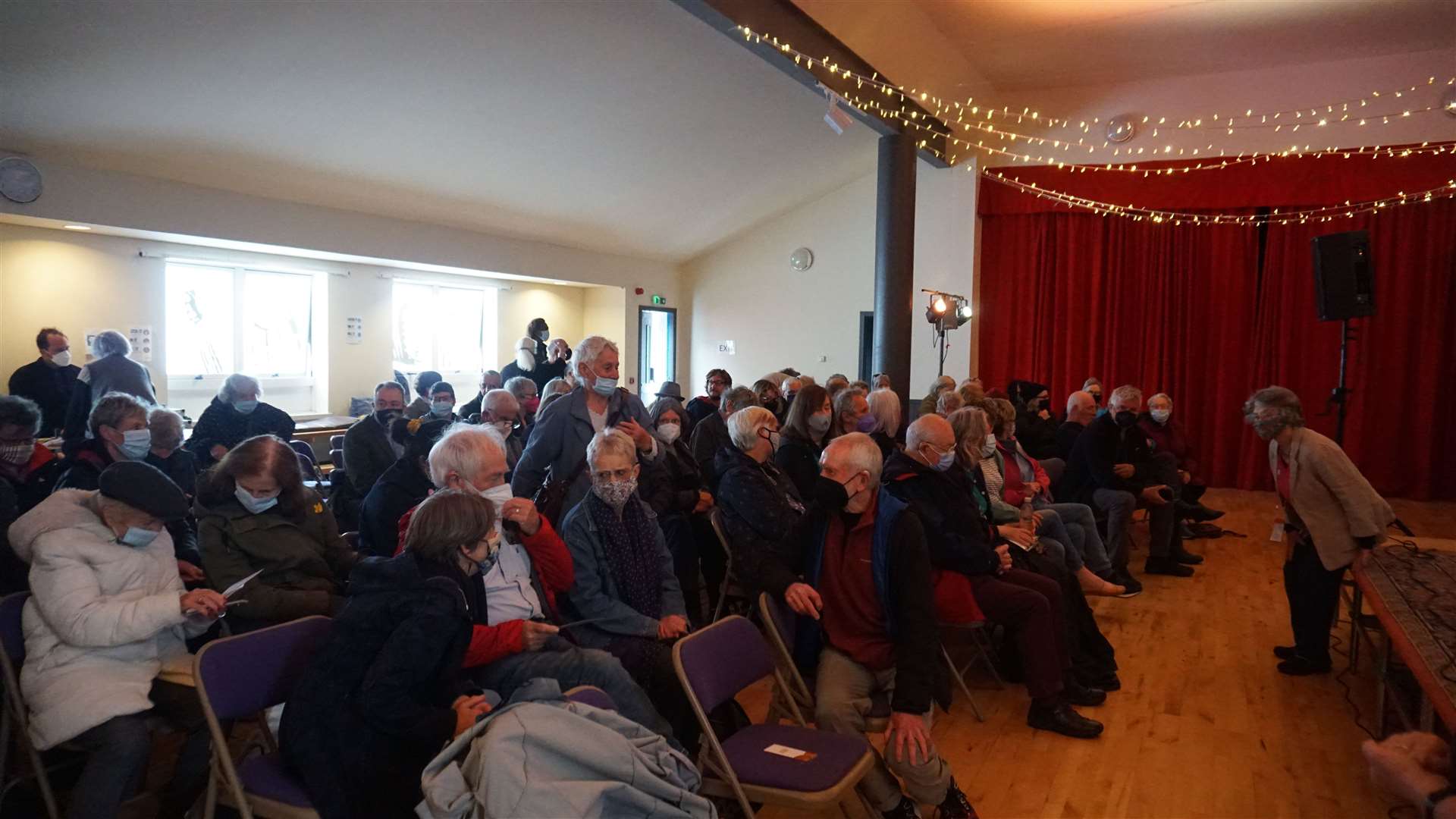 A very busy first session kicks off the first day at the Ullapool Book Festival 2022. Picture by: Federica Stefani