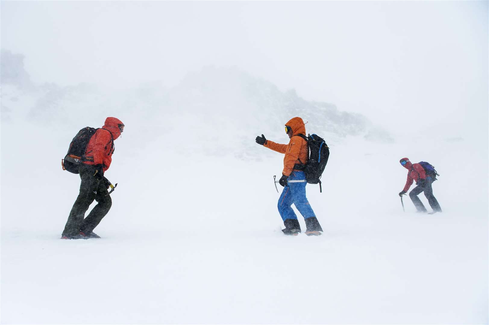 Decision making is vital in winter conditions in the mountains.