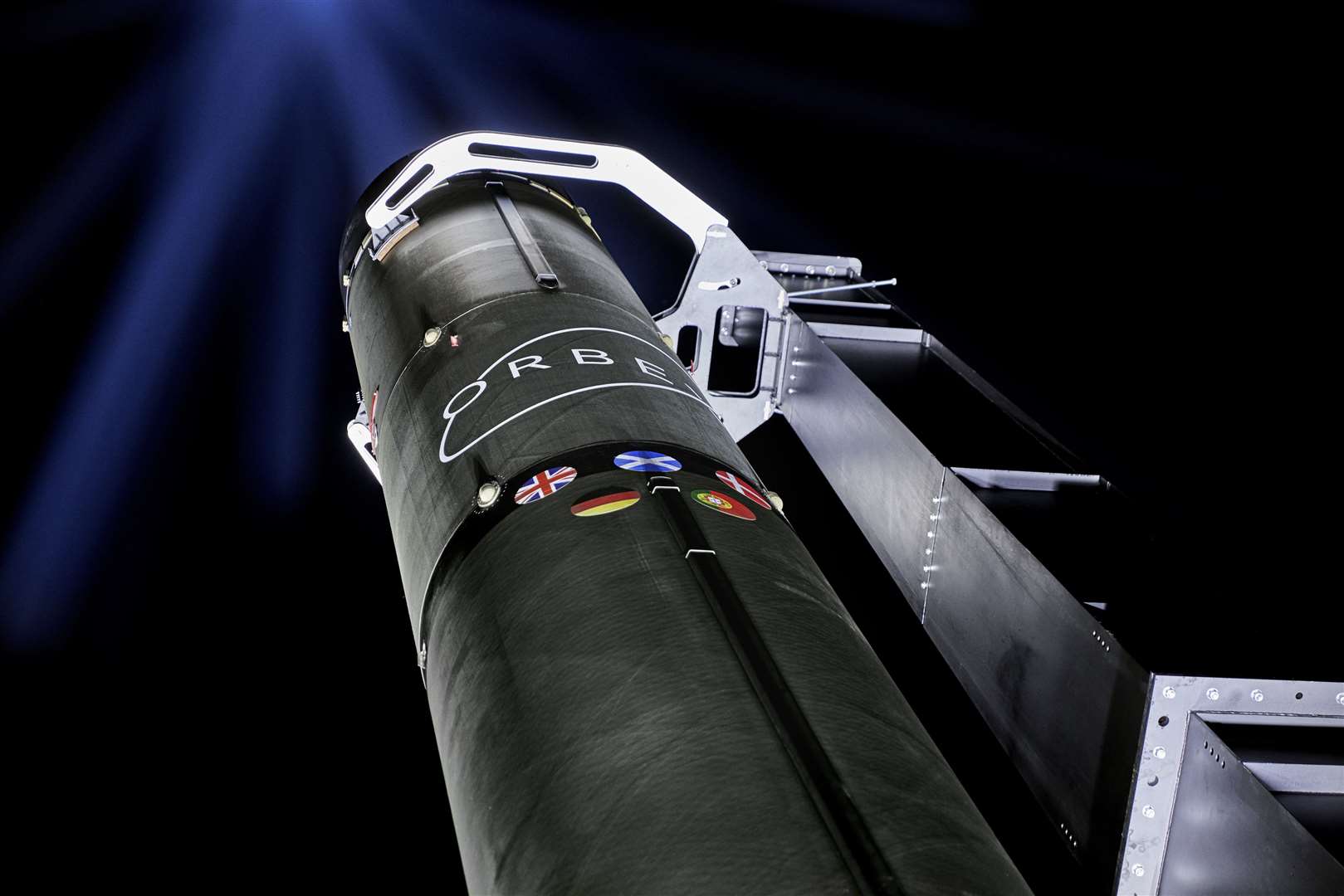 The prototype Prime rocket is unveiled. Picture: Orbex