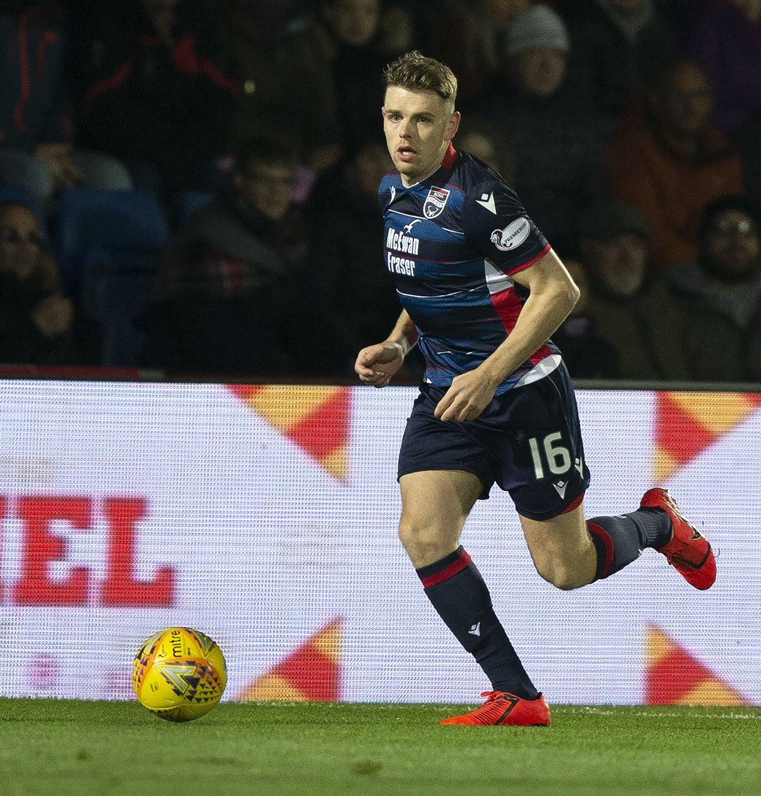Lewis Spence says Ross County have to forget the hidings from the Old Firm. Picture: Ken Macpherson