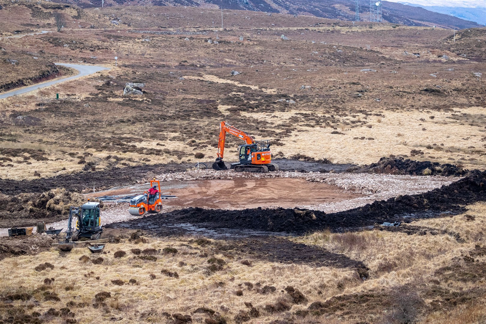 The area where the helipad will be built. Picture: Annie MacDonald