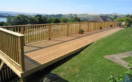 Objector Mr Murphy said the decking meant his property would be overlooked.