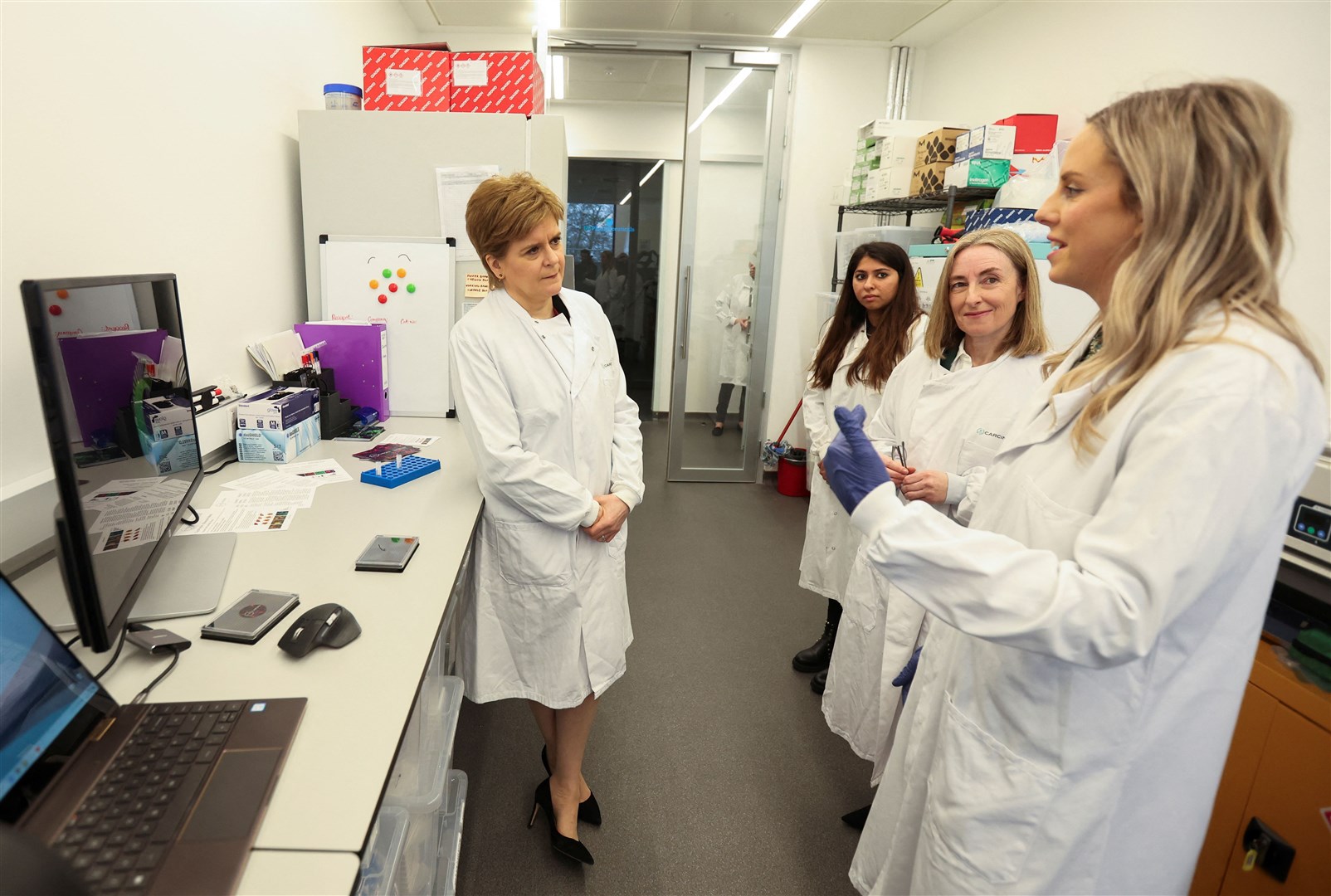 Nicola Sturgeon said the race should be ‘thoroughly positive’ (Russell Cheyne/PA)