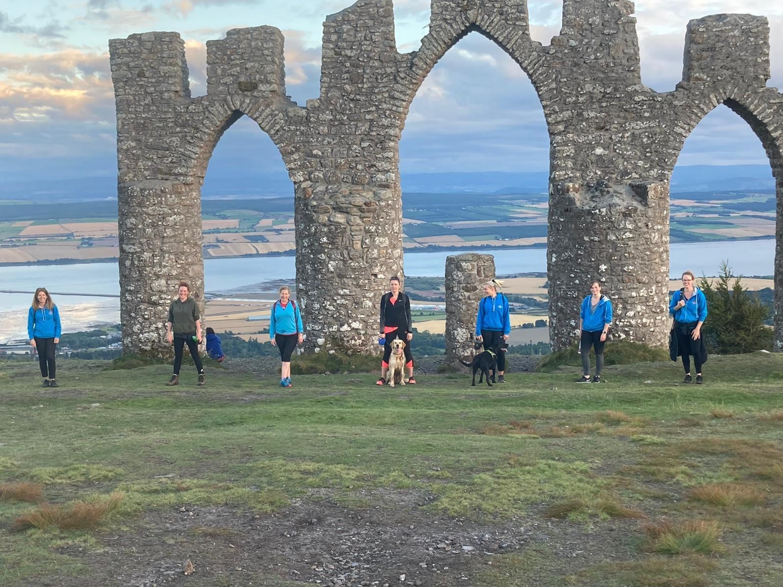 The Fyrish Flyers complete their fundraising challenge for the charity, Debra.