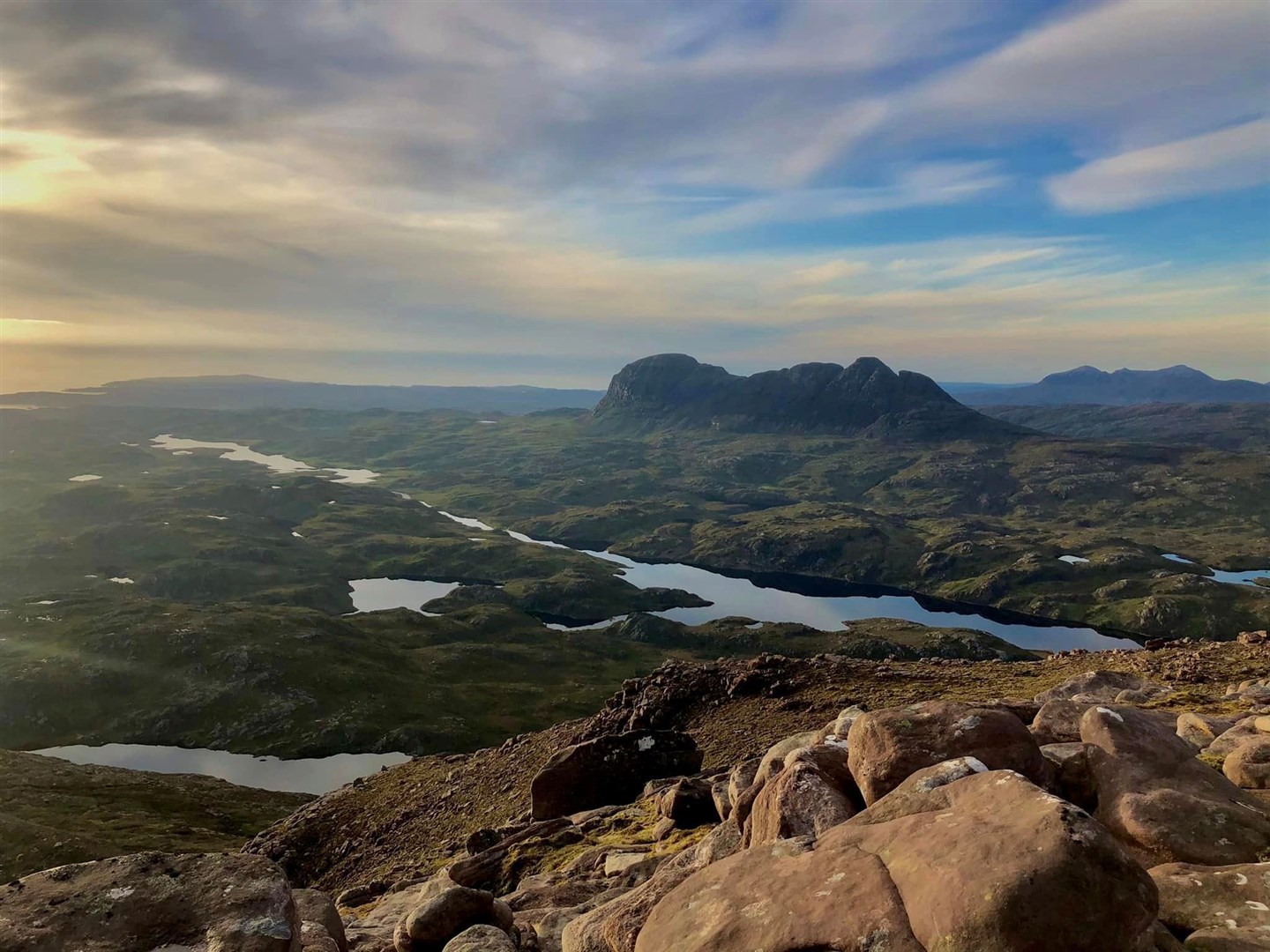 A scenic view in Coigach of the natural landscape. Picture: Lizzie Williams.