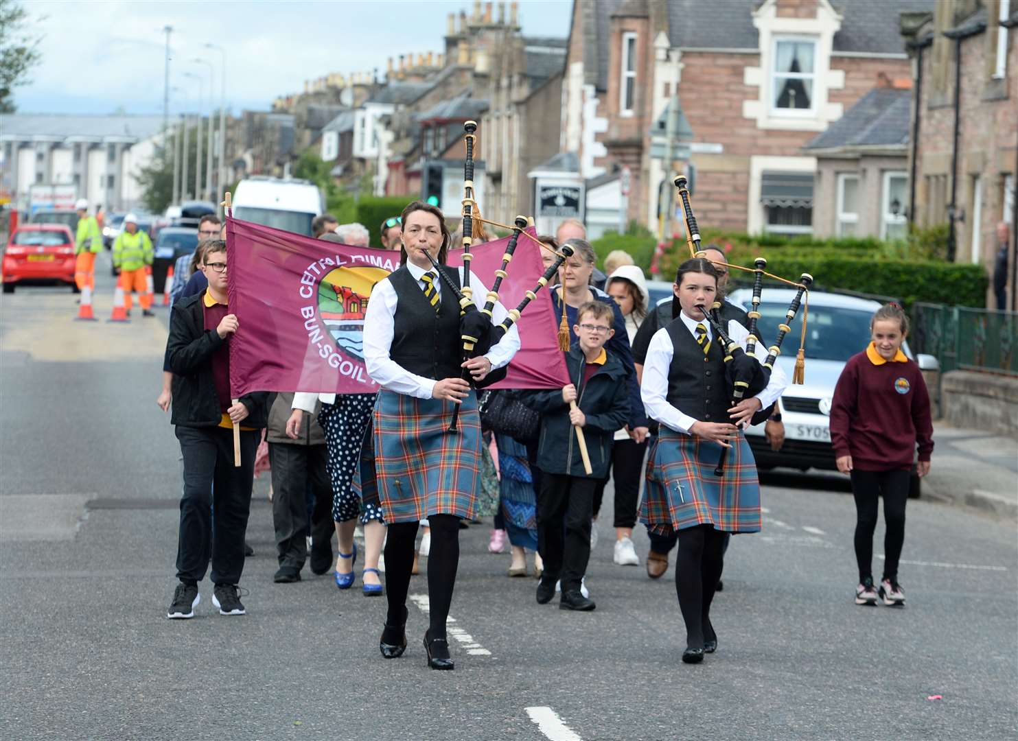 Procession to mark 200th anniversary of Central Primary Picture Gary Anthony.