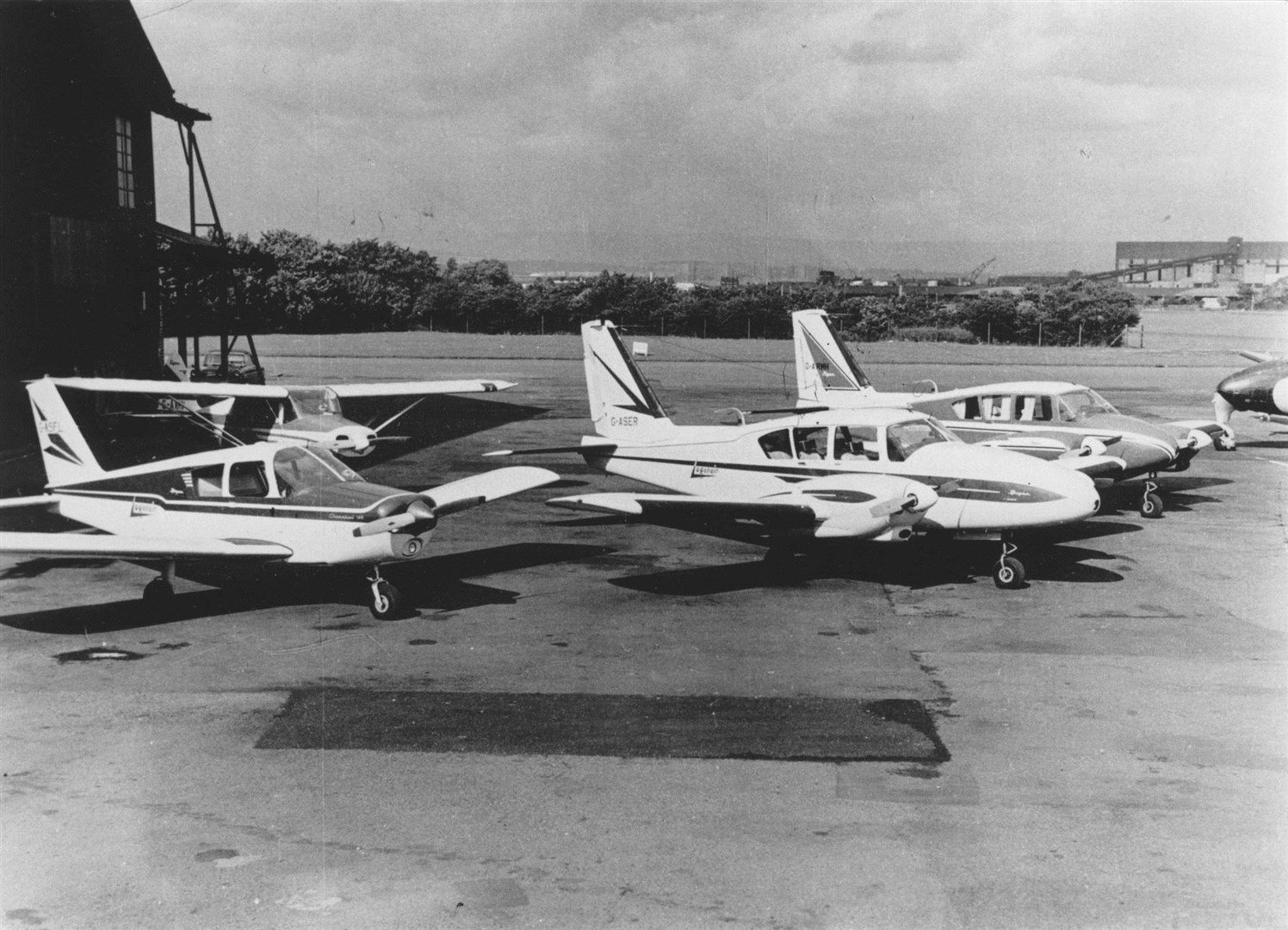 Loganair's humble beginnings in 1962.