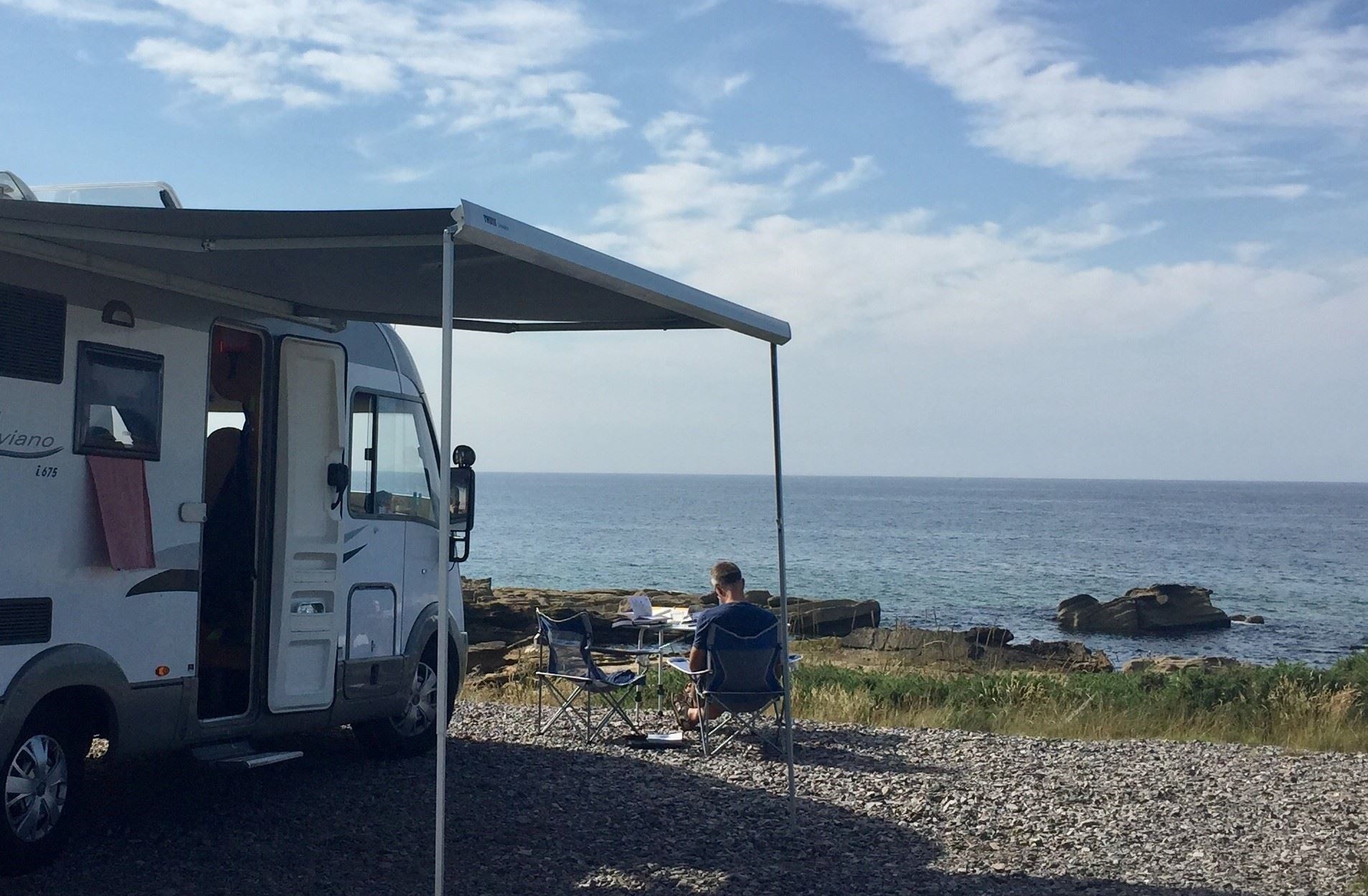 Nicky is looking forward to more motorhome holidays – when restrictions allow.