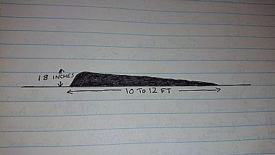 The sketch submitted to the Official Loch Ness Monster Sightings Register.