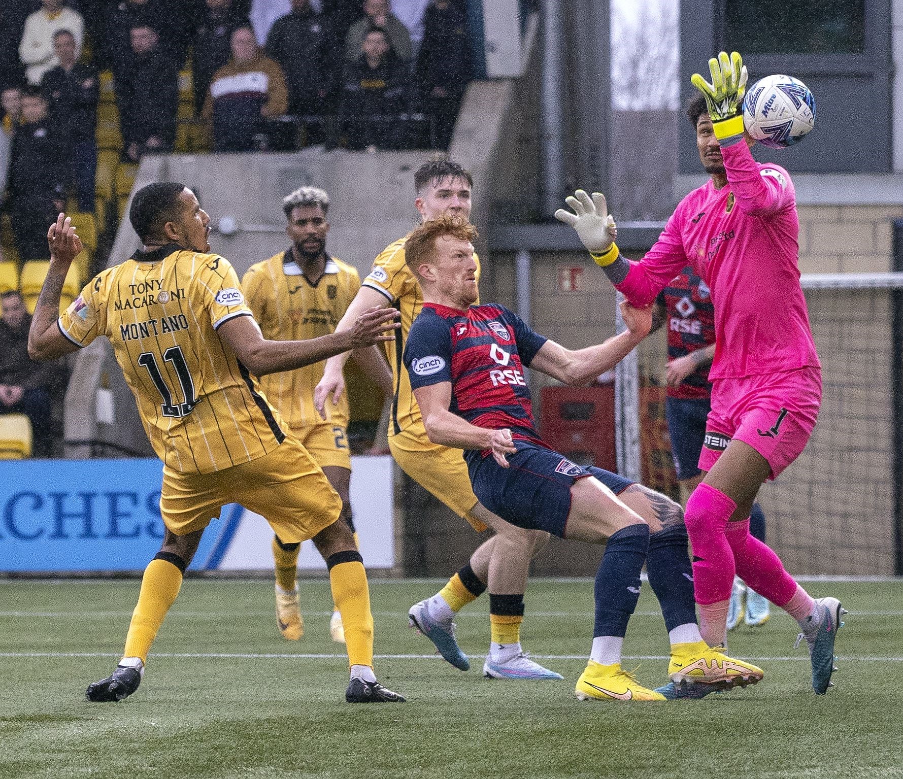 The Staggies have already been to Livingston twice this season – with Simon Murray scoring on their last trip. Picture: Ken Macpherson