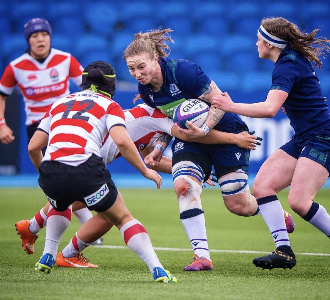 Jade Konkel is aiming to make her first appearance at a Rugby World Cup.
