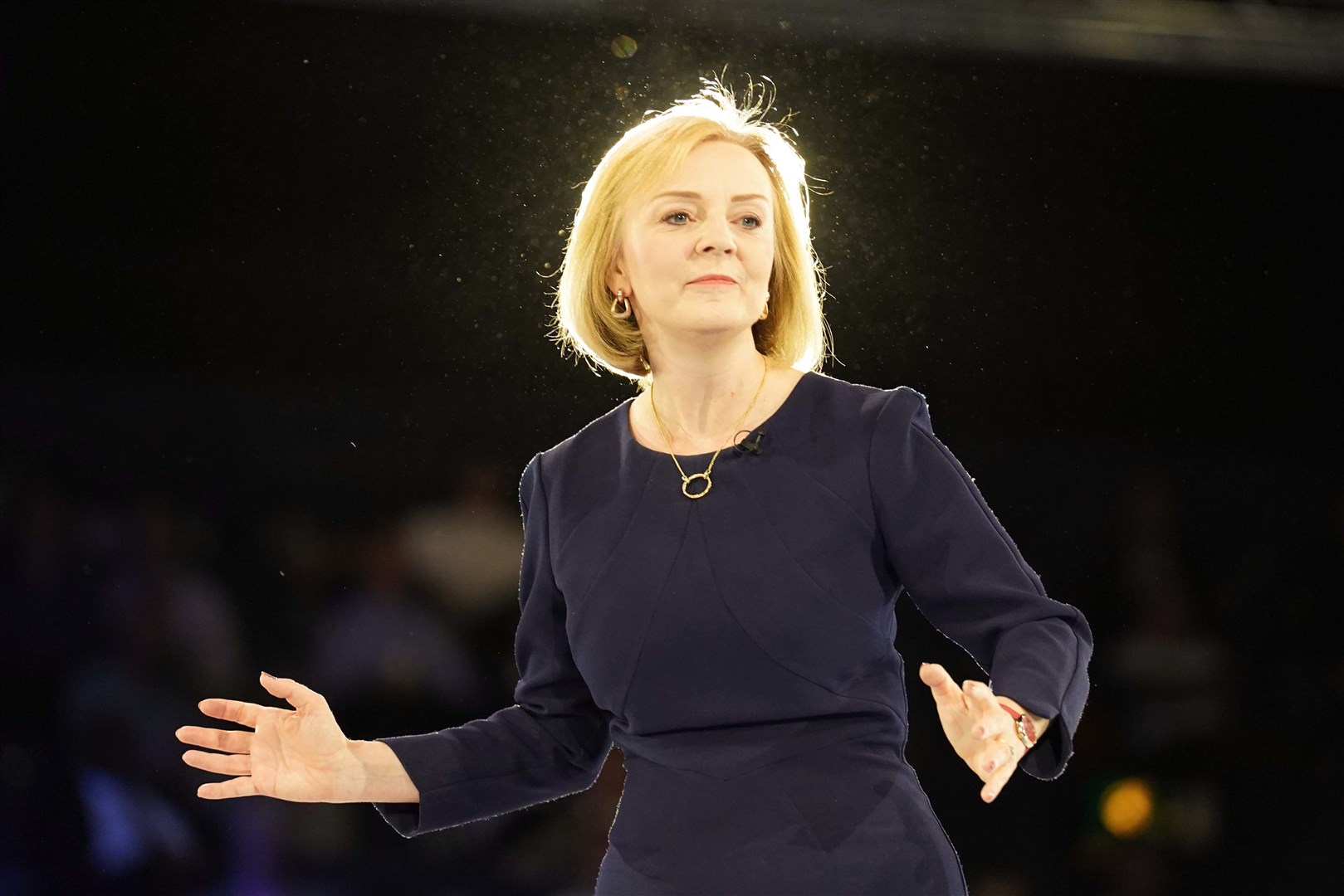 Liz Truss claimed there would be no new taxes or energy rationing if she became prime minister (Stefan Rousseau/PA)
