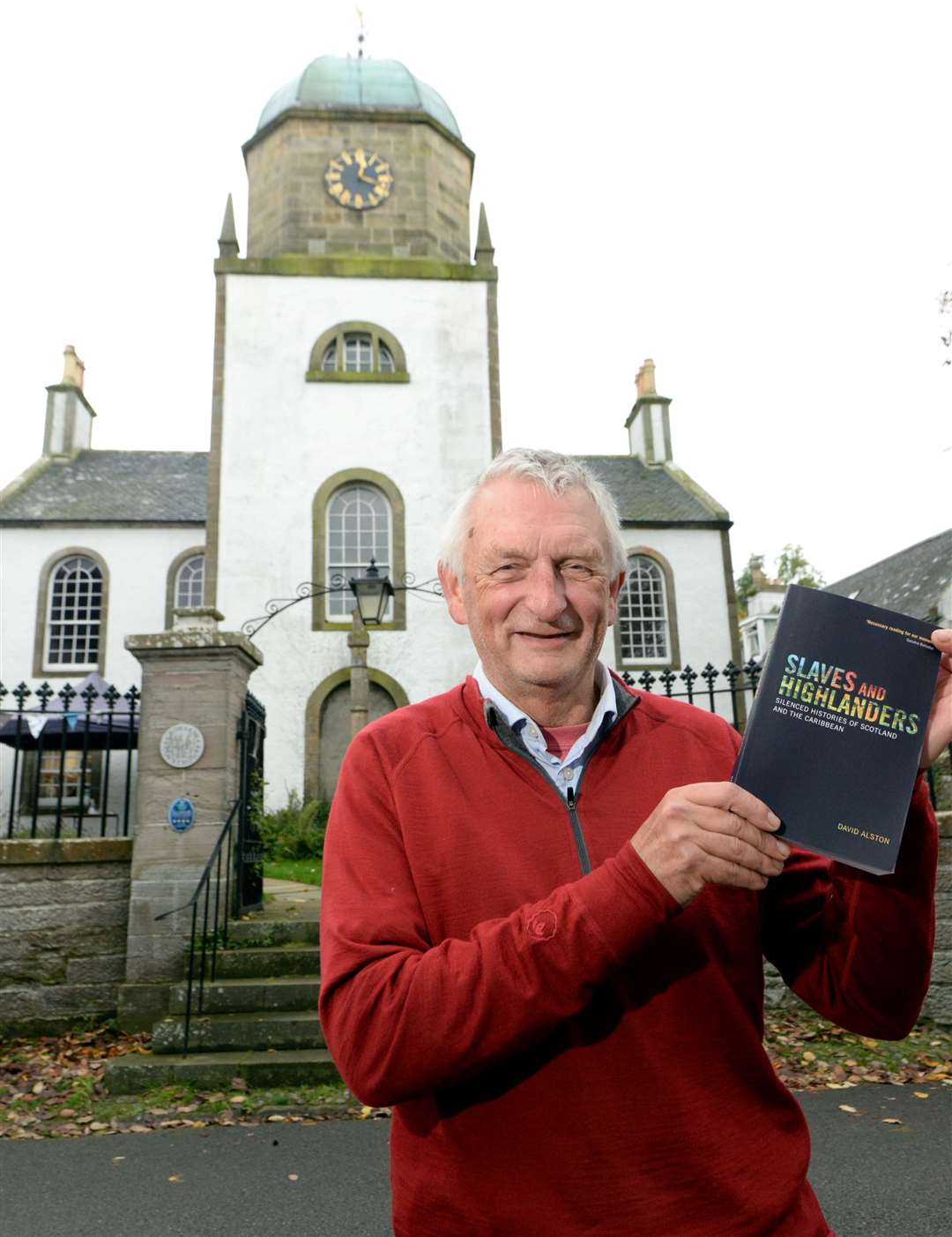 David Alston outside Cromarty Courthouse. Picture: James Mackenzie.