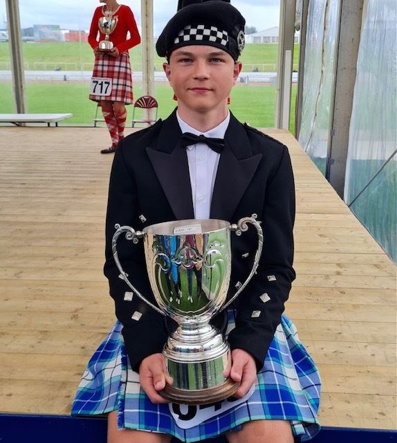 Innes Mackenzie from Fearn was crowned the 16 years Scottish National Champion last Friday at the Cowal Highland Gathering.