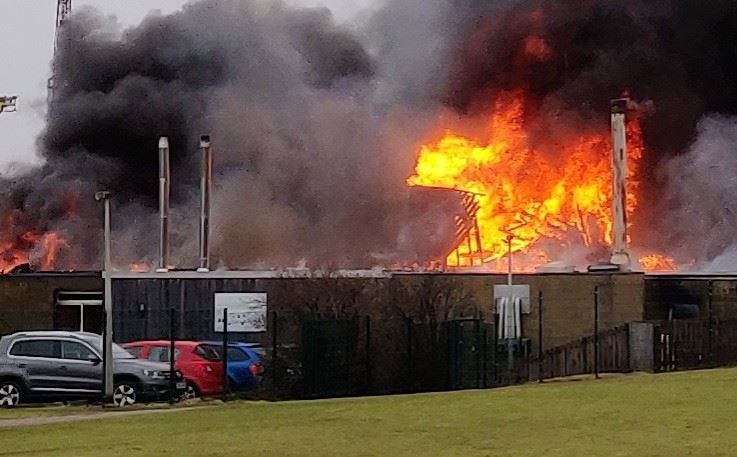 The blaze sent shock waves across the Highlands and could have implications for other schools. Picture: James MacKenzie