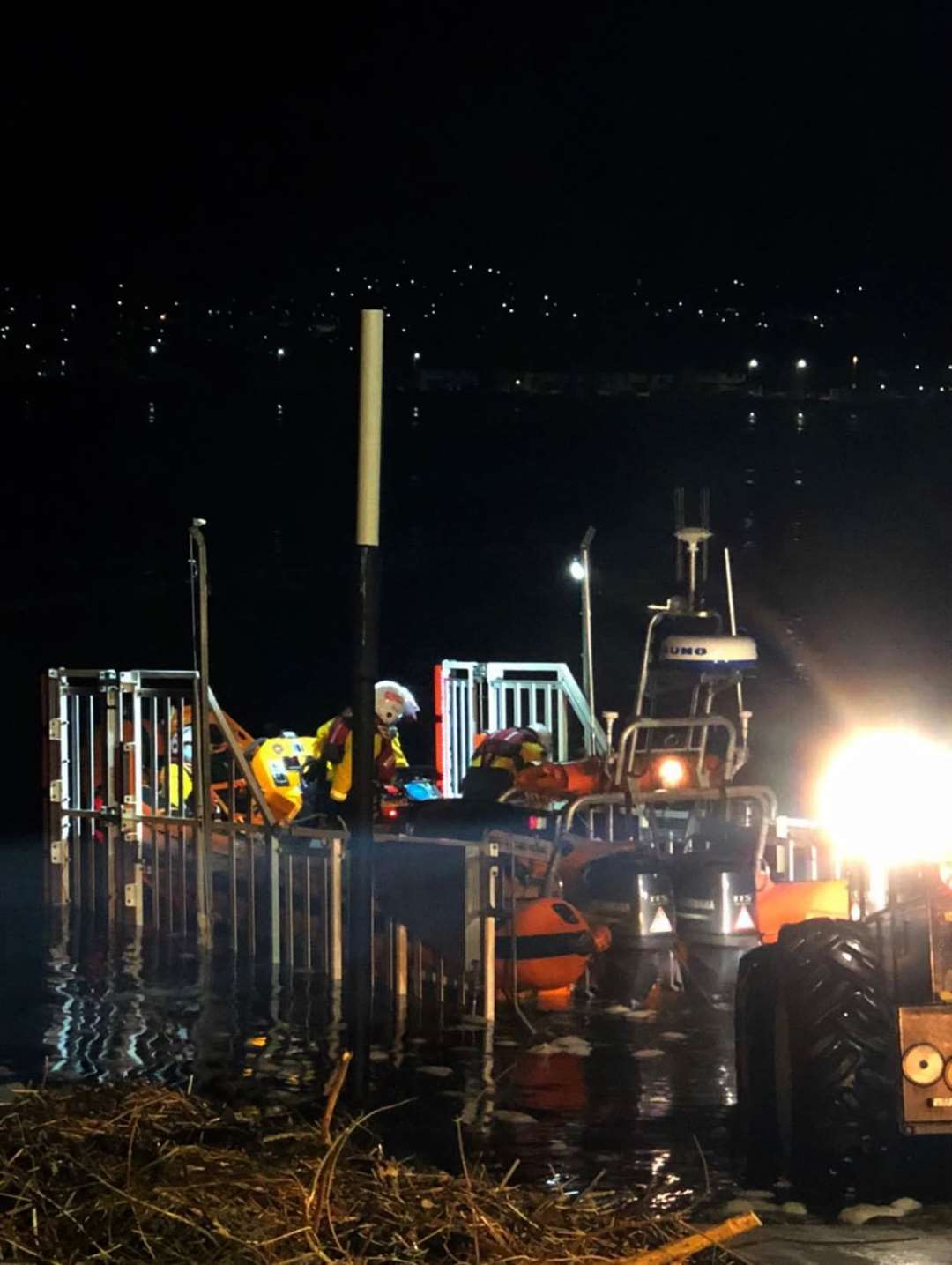 The RNLI Kessock crew respond to the call. Picture: J. Hier.