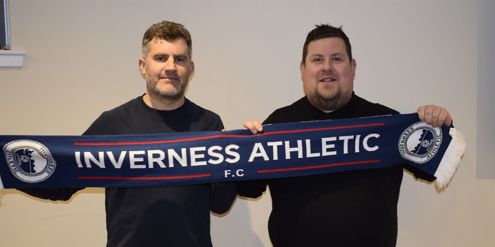 Andrew and Stuart Ross are the new management team at Inverness Athletic. Picture: Inverness Athletic