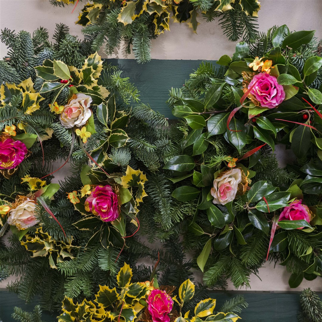 Christmas wreaths. Picture: Forestry and Land Scotland.