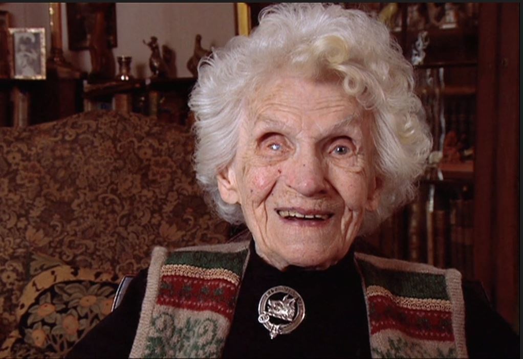 Margaret Fay Shaw aged 101. Picture: Canna House Archive, National Trust for Scotland.