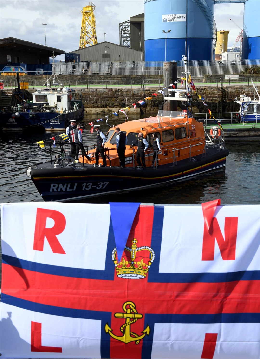 The naming of the new lifeboat at Invergordon Lifeboat Station was a proud moment. The vessel includes thousands of names of supporters' loved ones on its side and has become known across the country as a result. Picture: James Mackenzie.