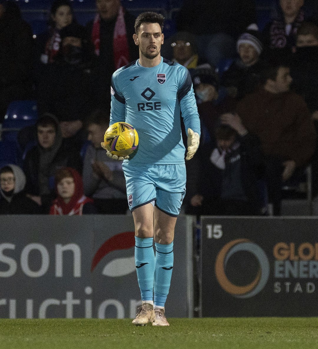 Ross County 'keeper Ross Laidlaw has played back-to-back games for the first time since September. Picture: Ken Macpherson
