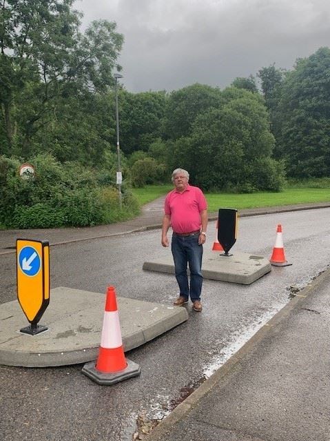 Cllr Graham Mackenzie is uneasy about the traffic calming measure and has prompted a review by Highland Council.